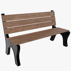 Park Bench 05 3D model