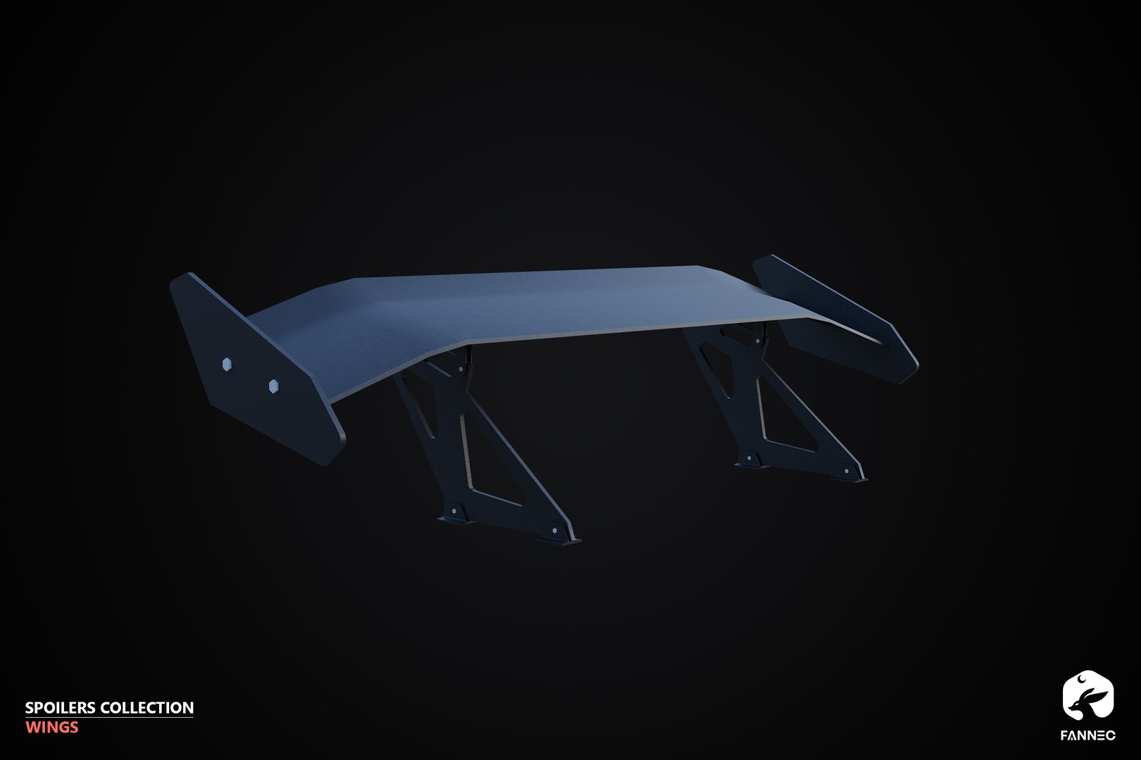 3D Model WINGS - Spoilers Collection - Unreal Engine - TurboSquid 2268392