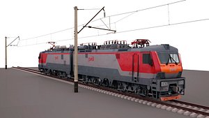 2es5 freight electric locomotive 3d max