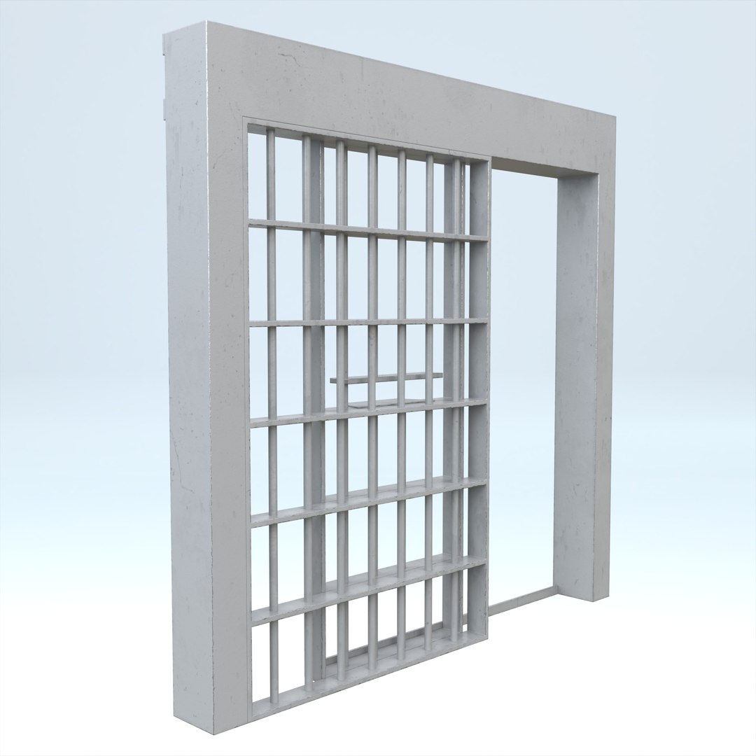 3D White Prison Door https://p.turbosquid.com/ts-thumb/T3/UWbxag/2z/4_1_angle_right_back_shot/jpg/1780137504/1920x1080/fit_q87/37421ec47b6969cce9790a2f71683ce59cae77bc/4_1_angle_right_back_shot.jpg