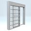 White Prison Door