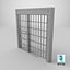 White Prison Door