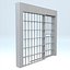 White Prison Door