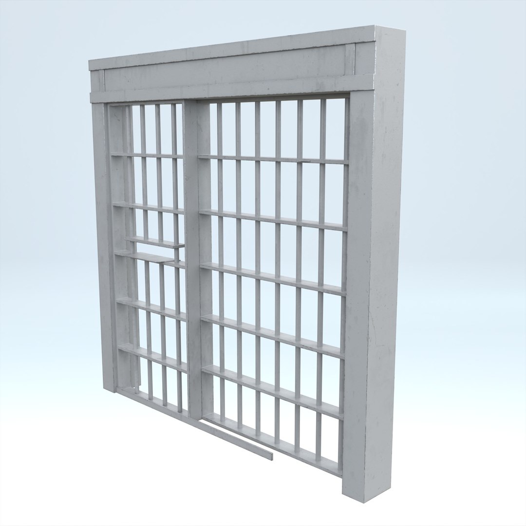 3D White Prison Door https://p.turbosquid.com/ts-thumb/T3/UWbxag/Gi/2_0_angle_right_shot/jpg/1780137501/1920x1080/fit_q87/a95015b54a12468fc71913b2b16cbfb0996532c9/2_0_angle_right_shot.jpg