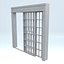 White Prison Door