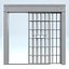 White Prison Door