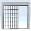 White Prison Door