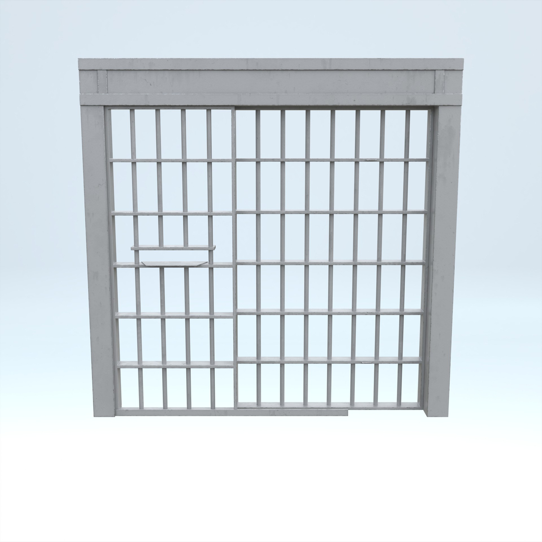 3D White Prison Door https://p.turbosquid.com/ts-thumb/T3/UWbxag/pu/animation/jpg/1780137453/1920x1080/turn_fit_q99/90a73fafef43ebbc97211f60bca6259af9a582c6/animation-1.jpg