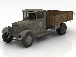 Soviet truck zis 3D - TurboSquid 1360384