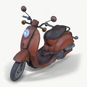 Old Vespa Motorcycle