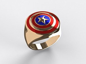3D cap s shield ring