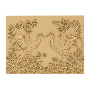 modern panel wall decor set wall relief mural CNC 131