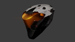 Sci-Fi Helmet - CG Ready