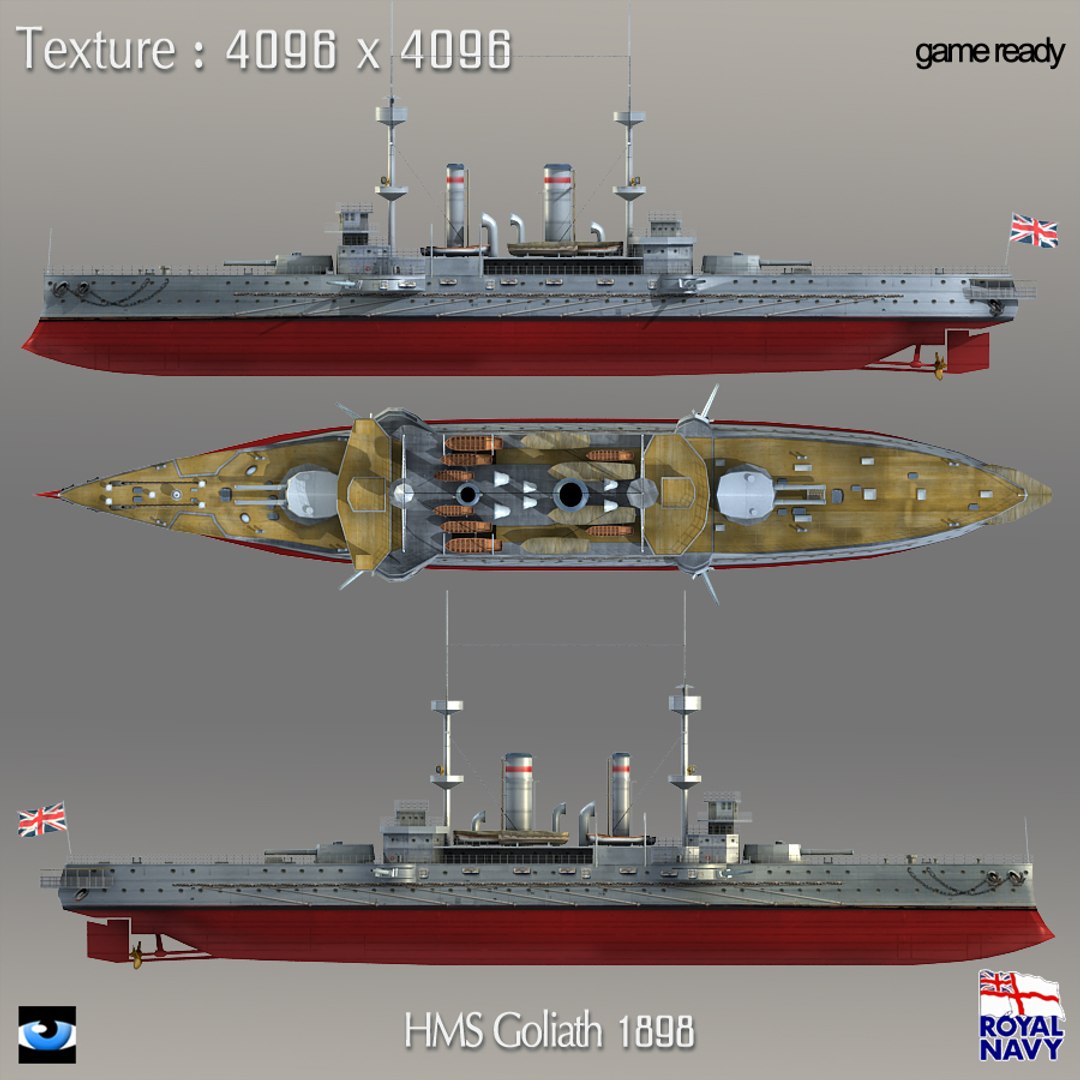 hms goliath 1898 world war 3ds https://p.turbosquid.com/ts-thumb/T3/enavlP/HPAndxn8/glth_002/jpg/1424437225/1920x1080/fit_q87/6c6cffa847a077c7ec3ec8fc796bbe351e25e771/glth_002.jpg