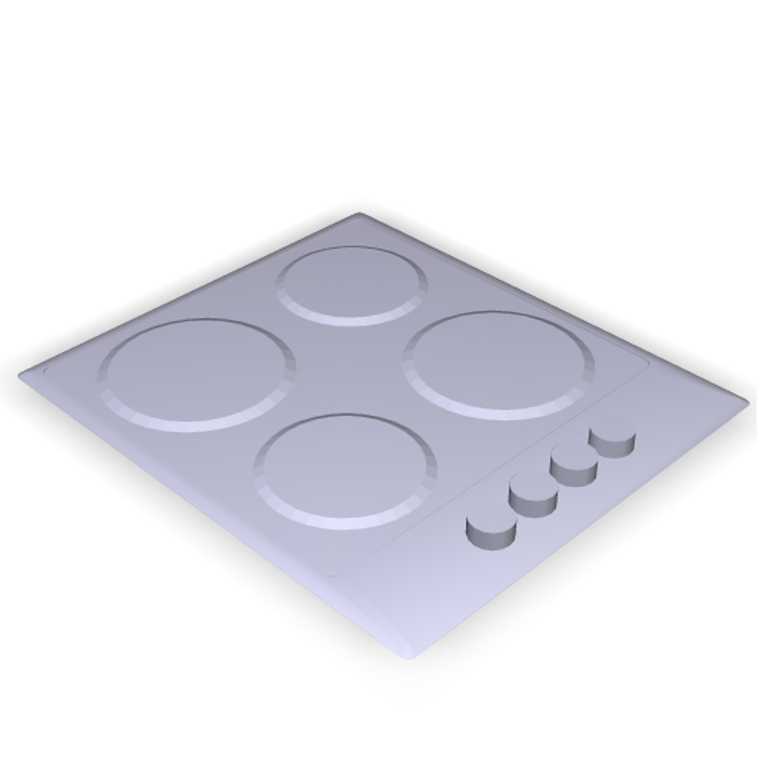 Cooktop Hob Simfer H60e04m011 3D - TurboSquid 1546877