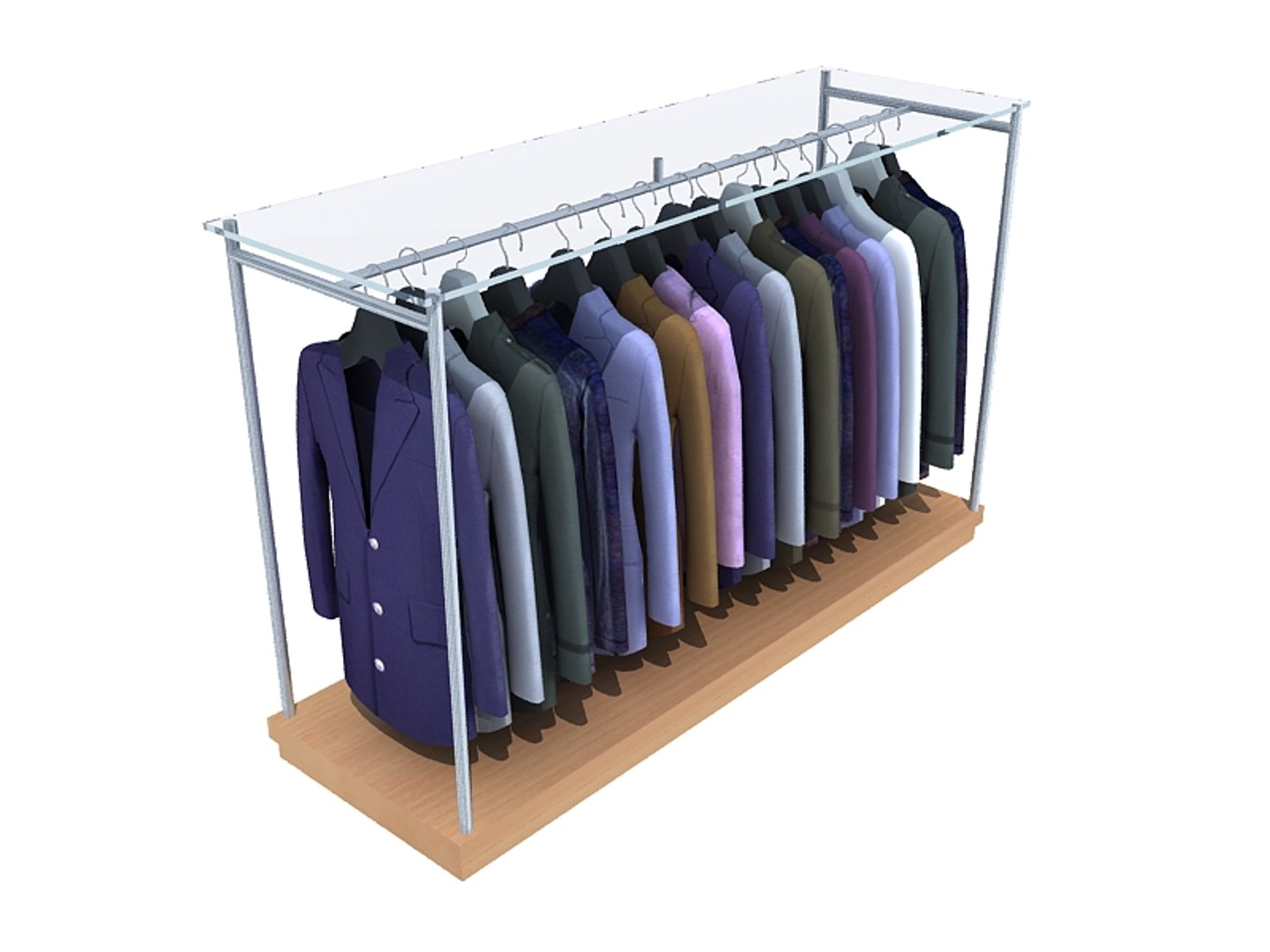 3d Model Fashion Display Units 20