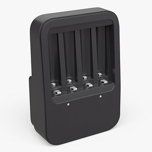 Black AA and AAA Battery Charger