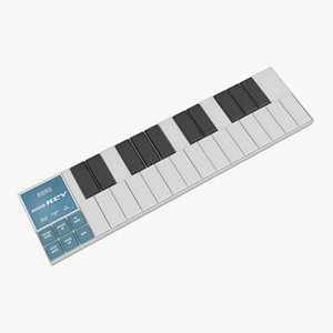3D USB-MIDI Controller Korg nanoKey model