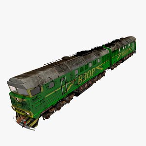 2TE116-019 Russian Diesel Train Locomotive