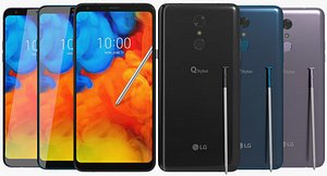 realistic lg q stylus 3D model
