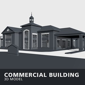 commercial building walls 3D