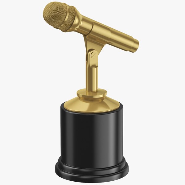 Mic Trophy 3D model