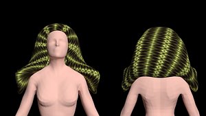Shiny woman's hair