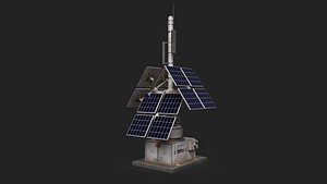 solar panels model