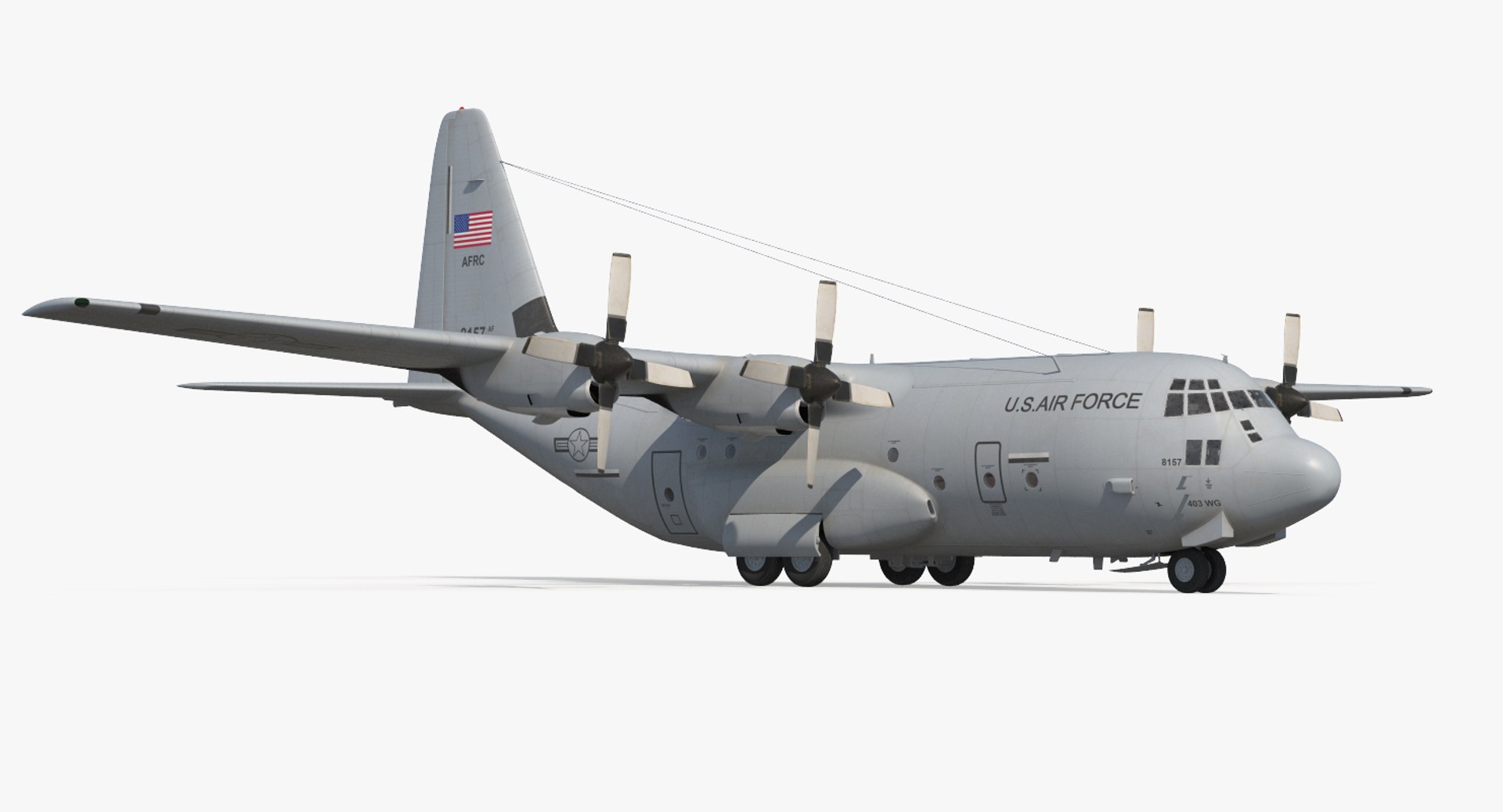 Lockheed C-130 Hercules US Military Transport Aircraft