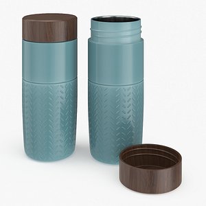 Travel Mug with Lid 3D