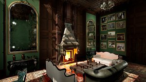 Big Modern Victorian House Room
