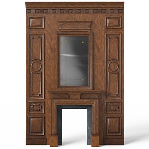 3D model Fireplace 01 08