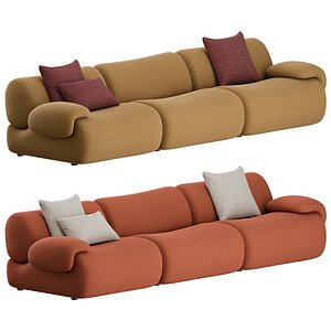 Lemmy Modular Sofa Straight by Jarden 3D model