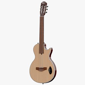 3D Electro Acoustic Guitar Cort Sunset Nylectric NAT Sunset Series PBR model