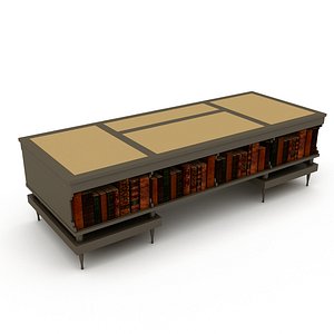 3D classic office desk