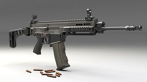 CZ805 Bren Low-poly 3D model