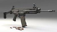 CZ805 Bren Low-poly 3D model