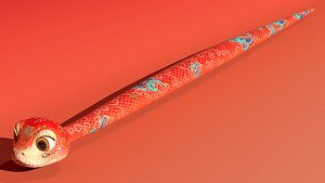 Lunar New Year Snake cartoon Snake 3D model