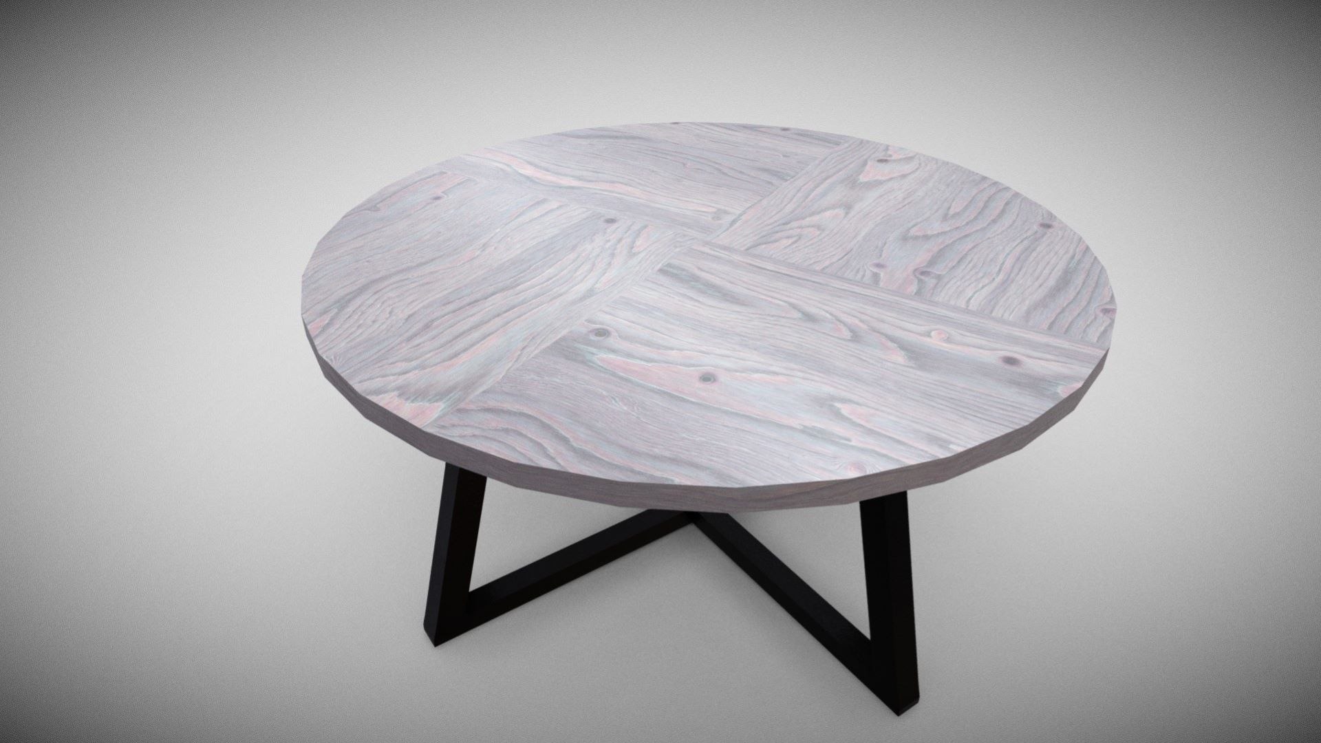 Round Table 3D Model - TurboSquid 2391140