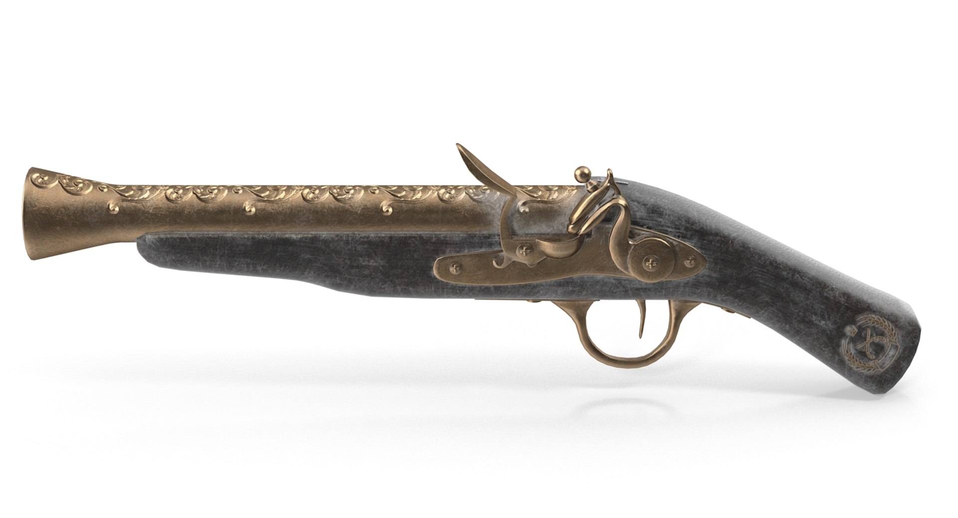 Blunderbuss Blunder Buss 3D Model - TurboSquid 1193380