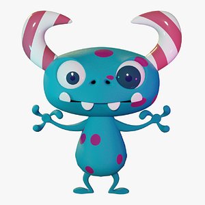 Cute Cartoon  monster