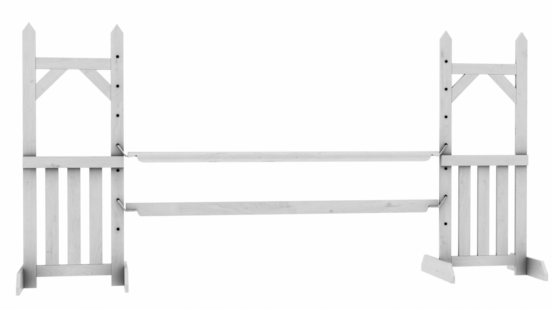 3D Horse Riding Arena Jumping Stand 5 TurboSquid 2145934