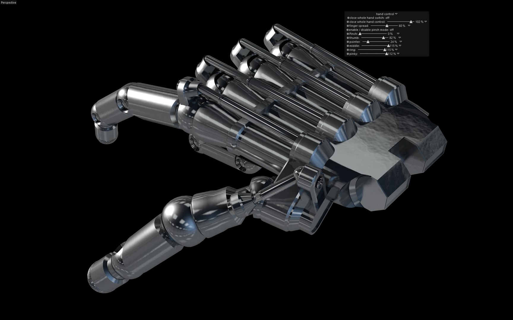 c4d hand control robotic xpresso