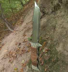 military knife 3d x