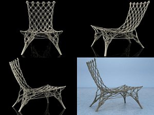 knotted chair cappellini 3D model