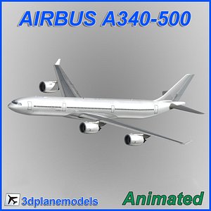 Airbus A340-500 Generic white