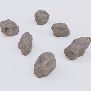 stones pack 3D model