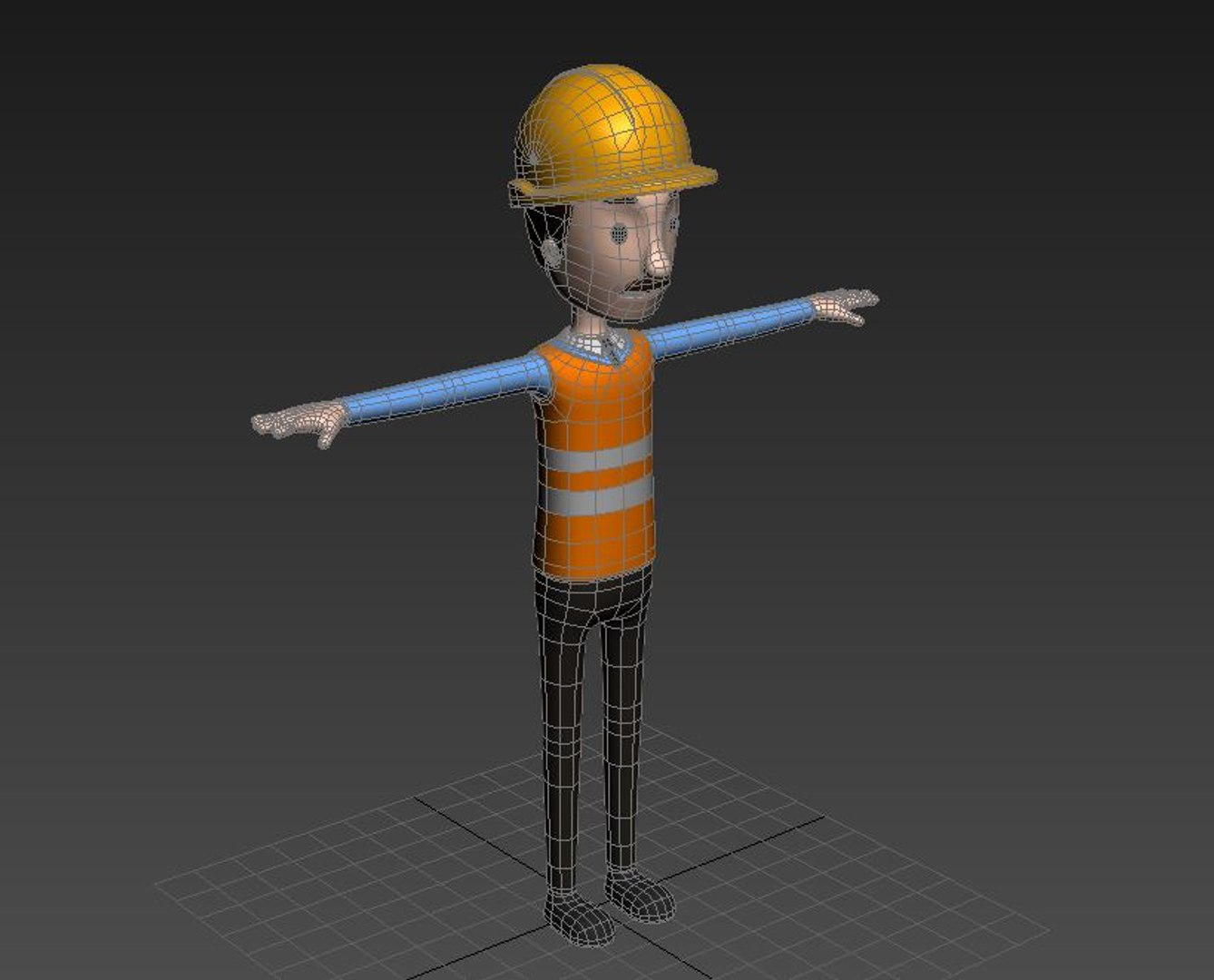 Engineer Character Cartoon Model - TurboSquid 1332930