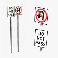 Road Signs Pack - Turn and Movement