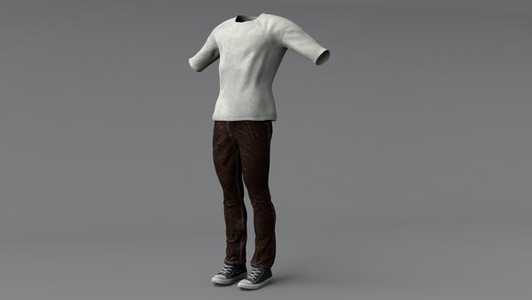 3D clothing set model - TurboSquid 1432178